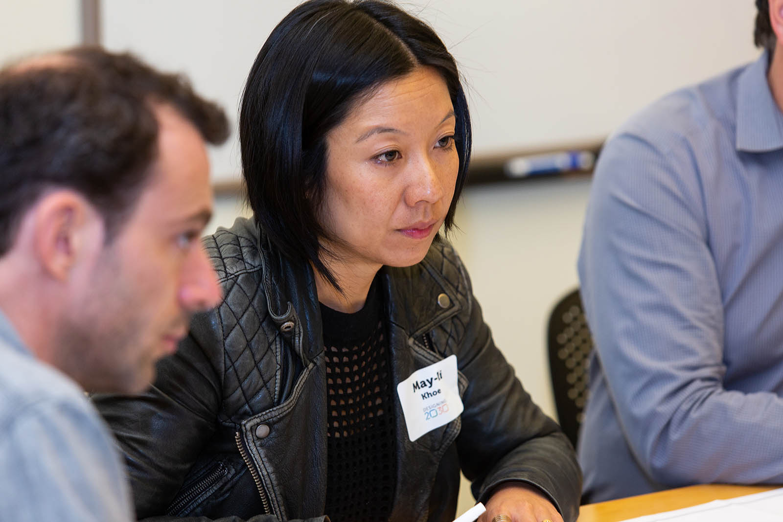 Networking. 2030 attendees, like designer May-Li Khoe, shared ideas and ways of working and learning within – and across – educational settings.
